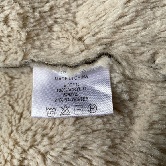 Madison & Lola Women's Green Fleece Cardigan Size M - Picture 5 of 7